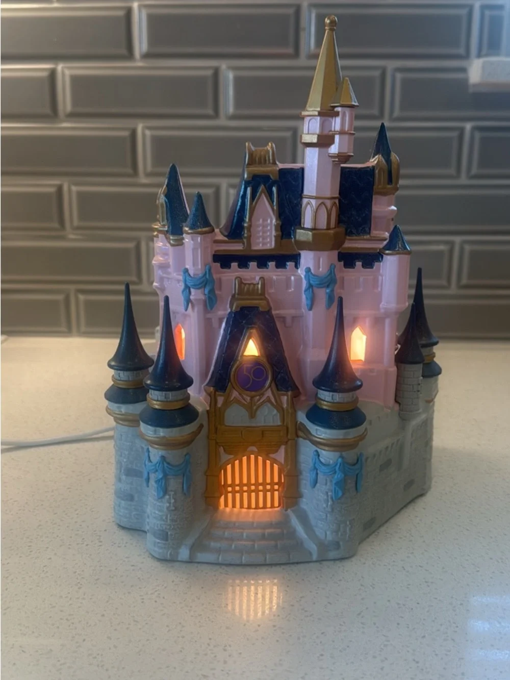 Scentsy Walt Disney World 50th Anniversary Cinderella’s Castle Warmer NO BOX